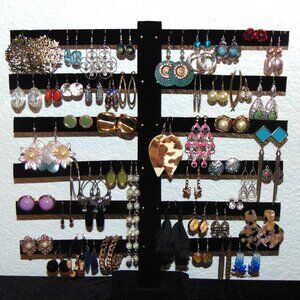 Vintage to Modern Lot of 50 pairs of earrings